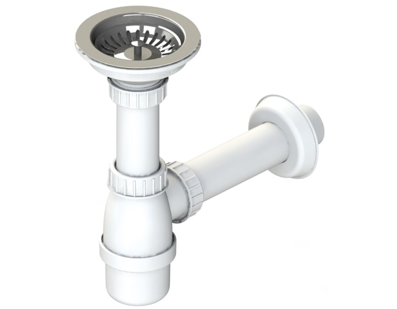 Plumbing Kit For One Bowl Kitchen Sinks