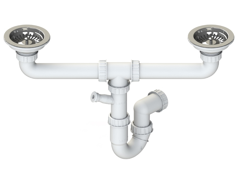 Plumbing Kit For Two Bowls Kitchen Sinks O114 Multi Ray