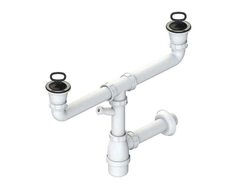 Plumbing Kit For Double Bowl Kitchen