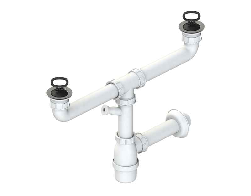 Plumbing Kit For Double Bowl Kitchen