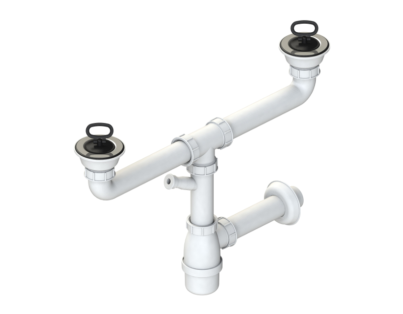 Plumbing Kit For Double Bowl Kitchen